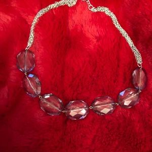 Light purple casual necklace